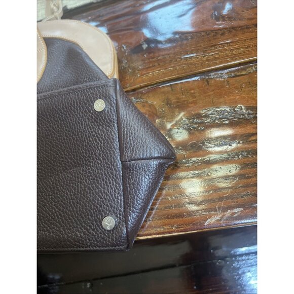 PETUSCO Spanish Genuine Leather Made in Spain Brown Doctor Style Shoulder Bag - Picture 9 of 12